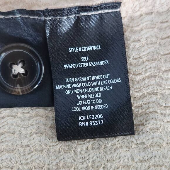 Sanctuary Cream Puffy Sleeve Mini Dress NWT Size Medium Cream Button-Up Dress - Picture 9 of 10